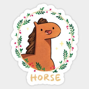 Horse. Sticker